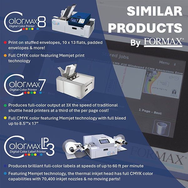 Formax ColorMax9 Digital Color Printer