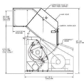 Cumberland 2036TF Medium Tangential Granulator (Tangential Series) (Discontinued) Granulators Cumberland