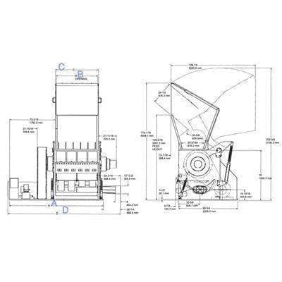 Cumberland 3242 Central Granulator (3200 Series) (Discontinued) Granulators Cumberland