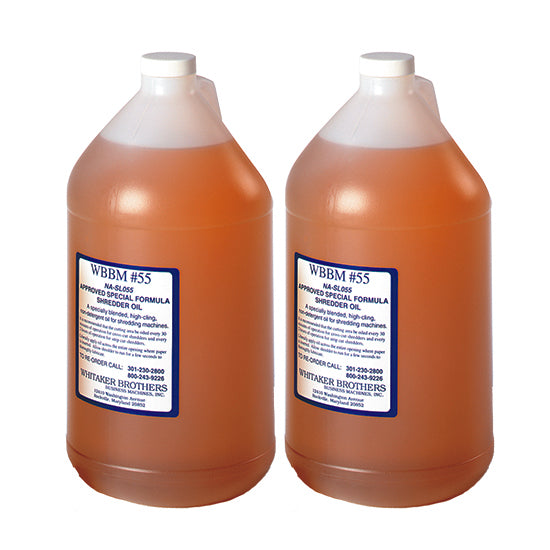 2-Gallon Case of Shredder Oil Supplies Whitaker Brothers