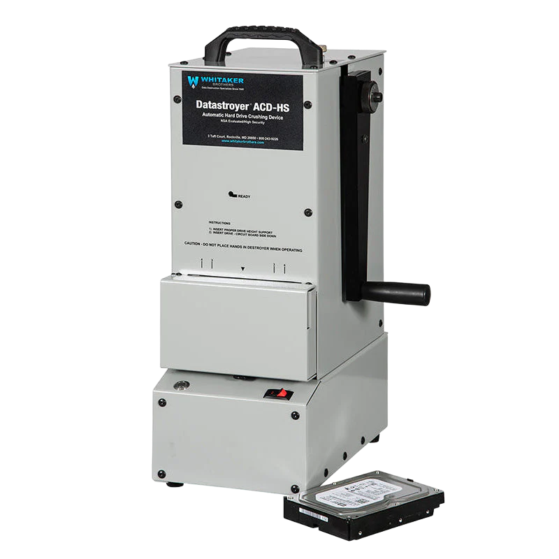 Hard Drive destroyers, Crushers & Punchers | Secure Information