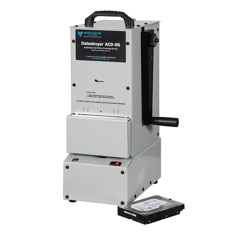 HDD & SSD Destruction - Magnetic, Solid State | Whitaker HDD & SSD Destruction - Magnetic, Solid State | Whitaker