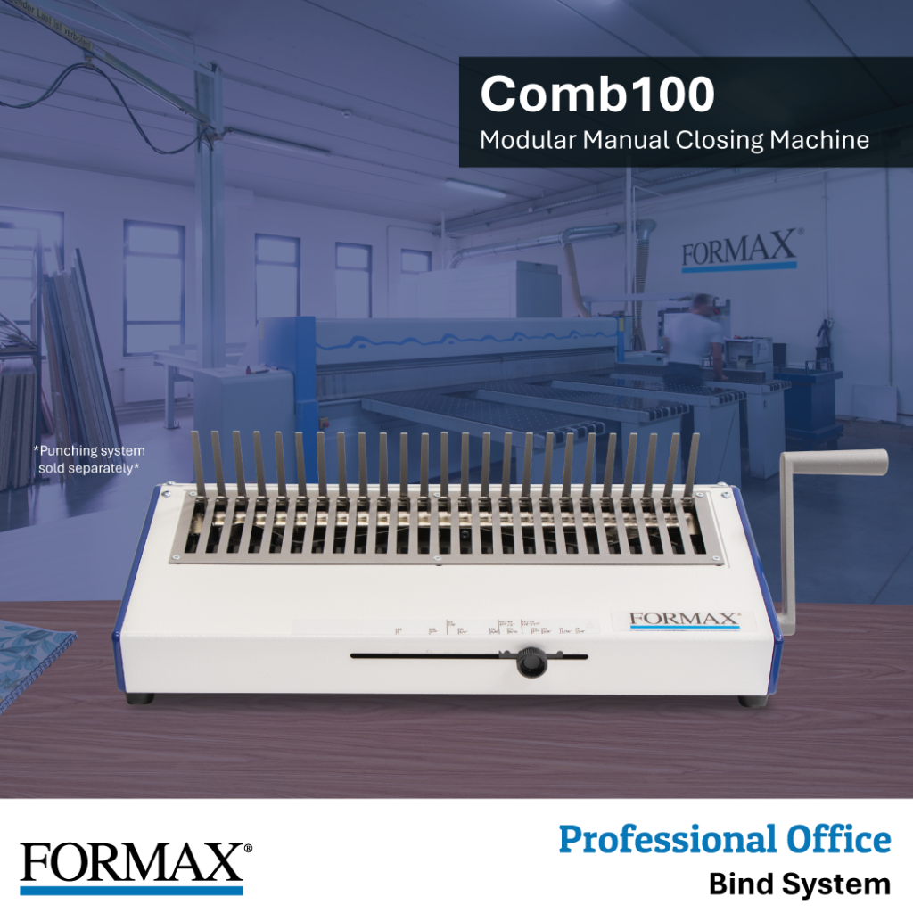 Formax Comb100 Manual Comb Binding System