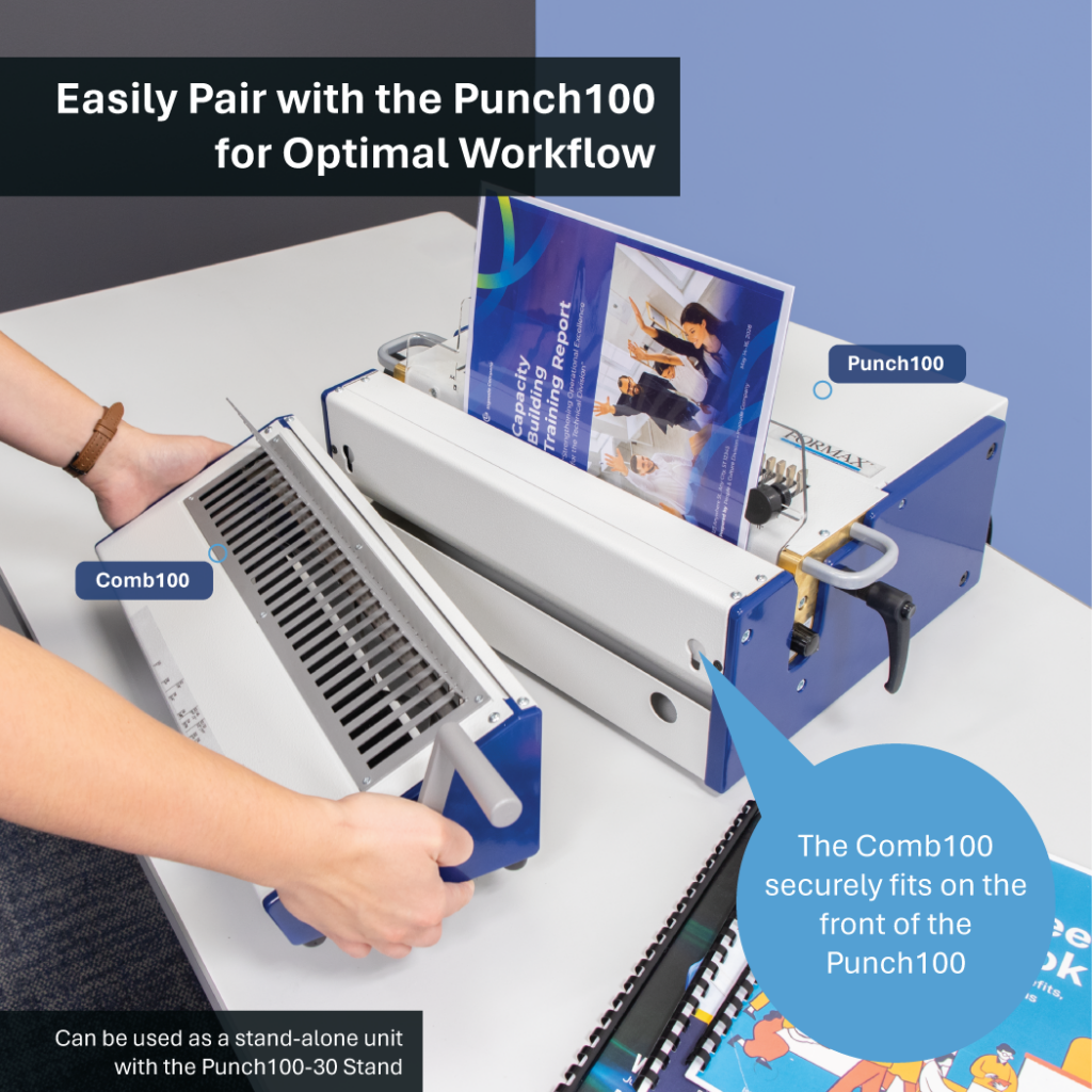 Formax Comb100 Manual Comb Binding System
