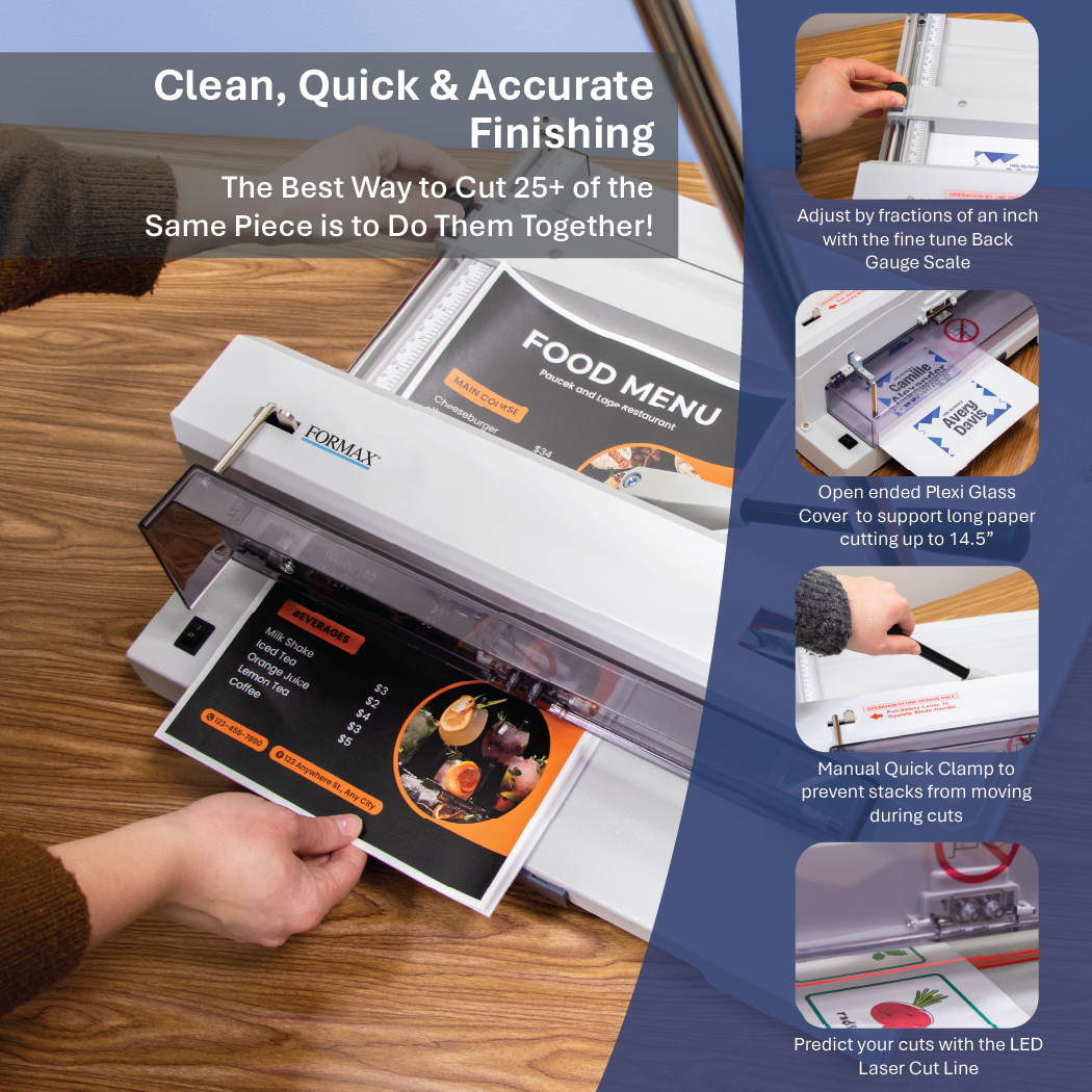 Formax Cut-True 13M Manual Tabletop Cutter