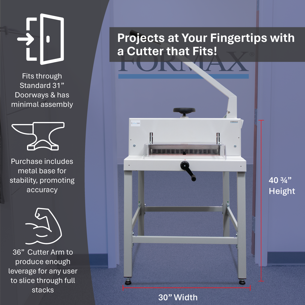 Formax Cut-True 16M Manual Guillotine 18.7" Paper Cutter