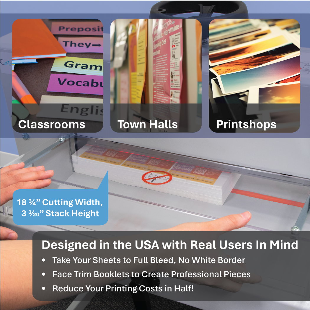 Formax Cut-True 16M Manual Guillotine 18.7" Paper Cutter