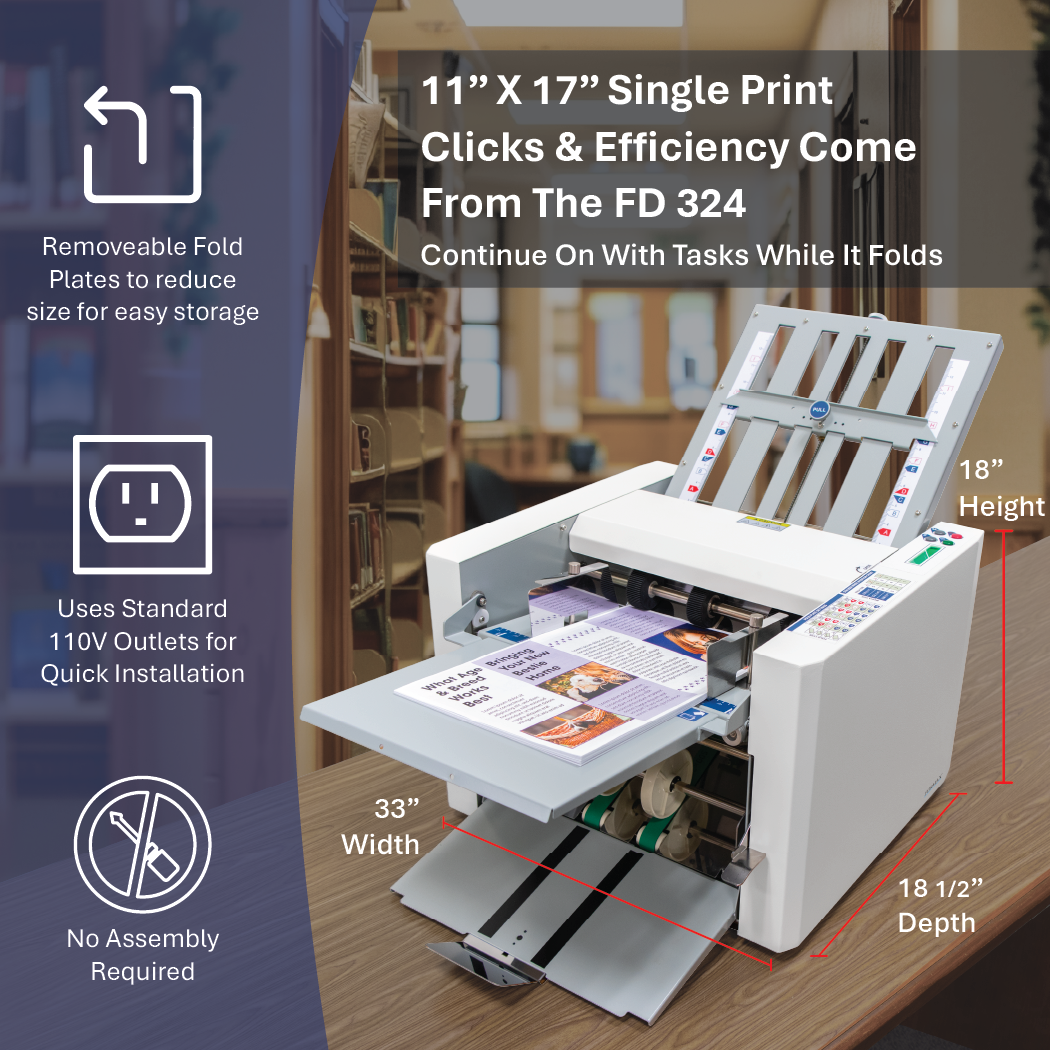 Formax FD 324 Desktop Paper & Document Folder