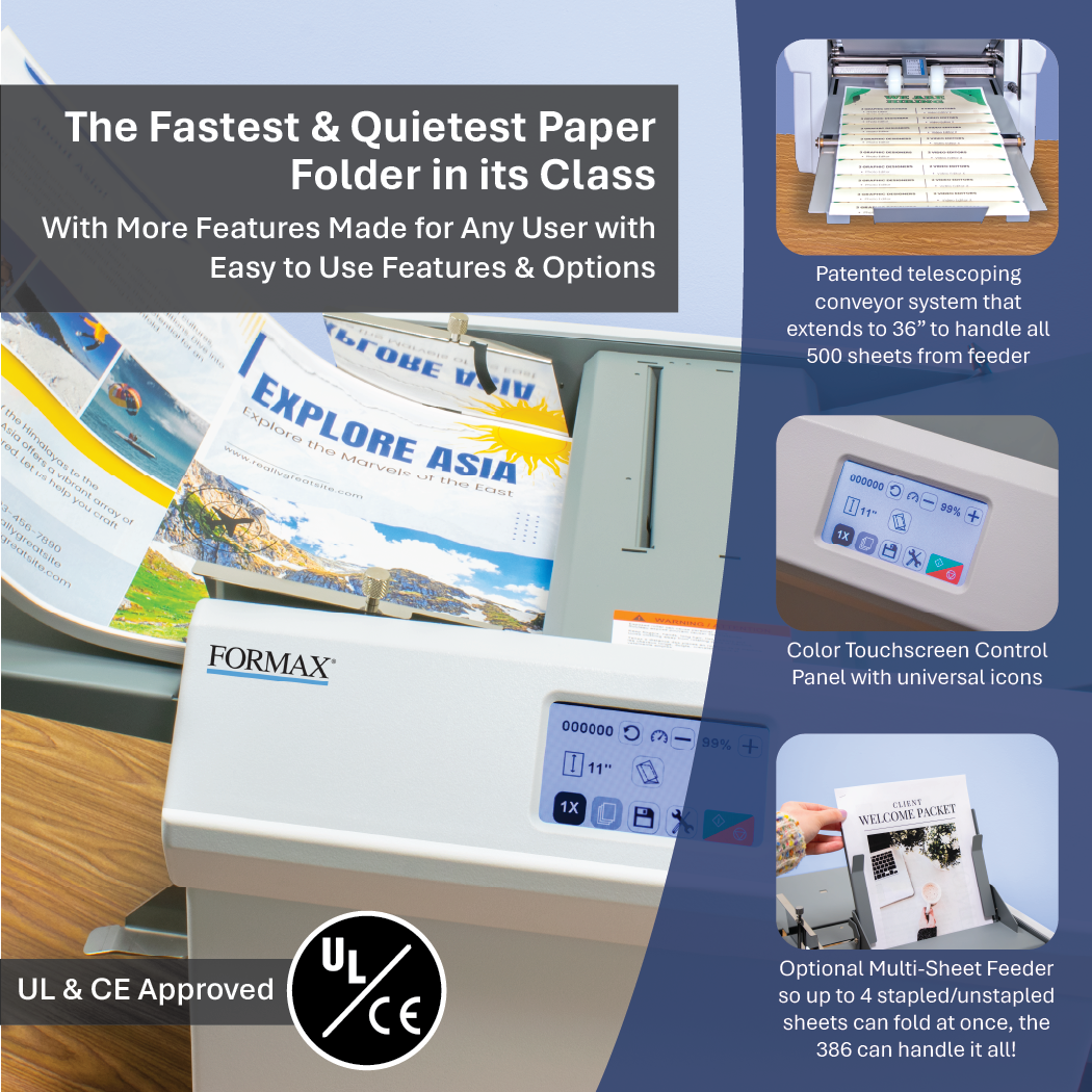 Formax FD 386 Automatic Paper Folder