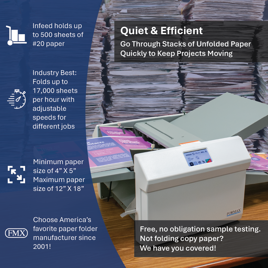 Formax FD 386 Automatic Paper Folder