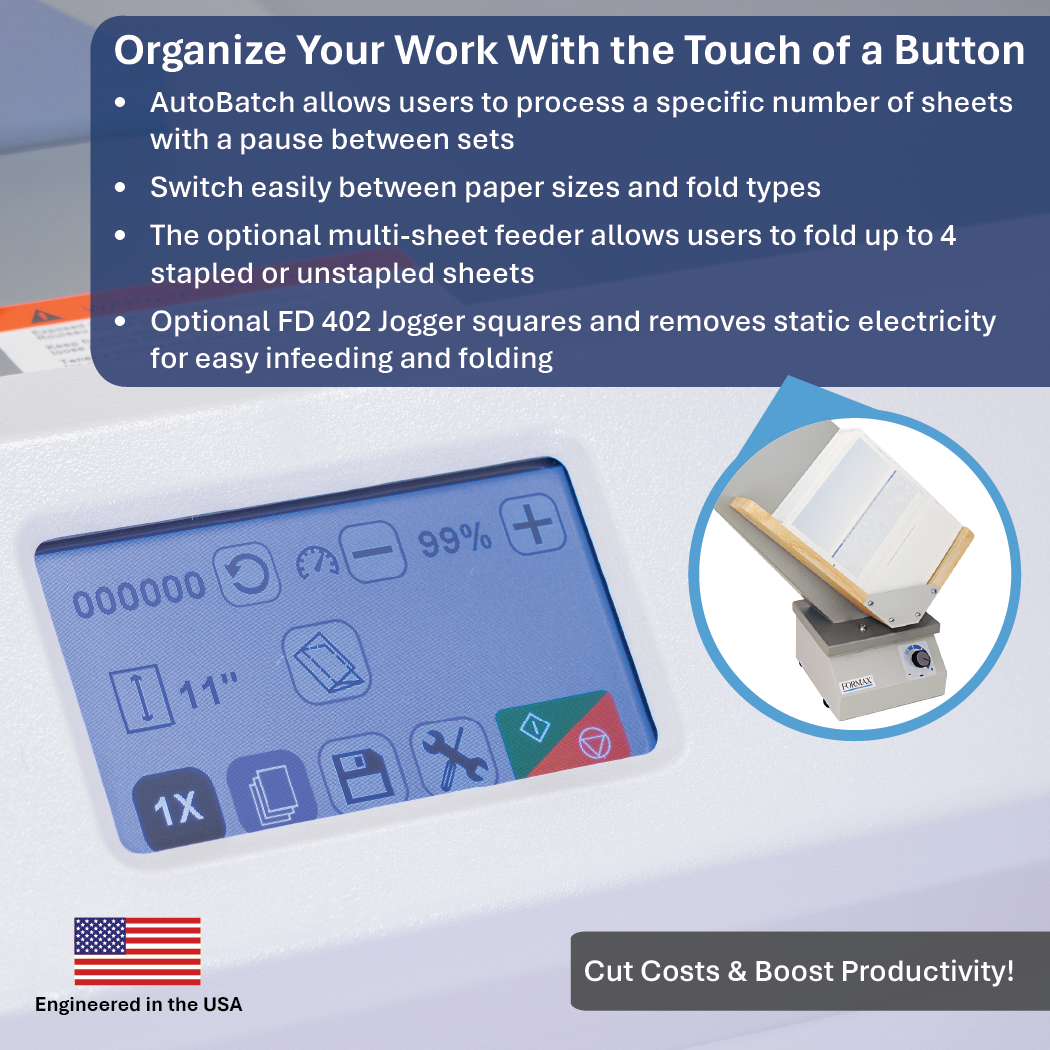 Formax FD 386 Automatic Paper Folder