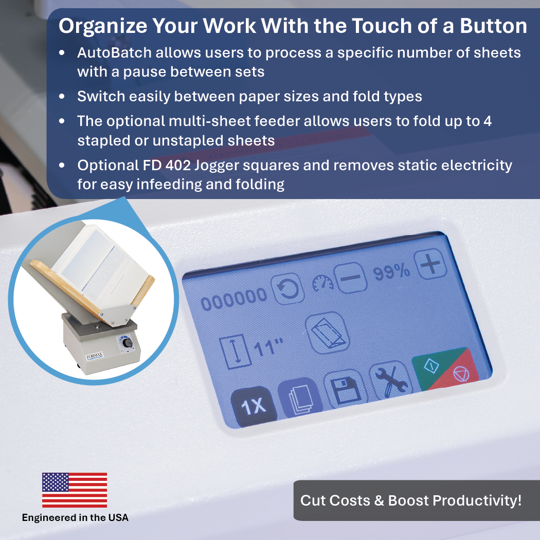 Formax FD 38Xi Automatic Paper Folder