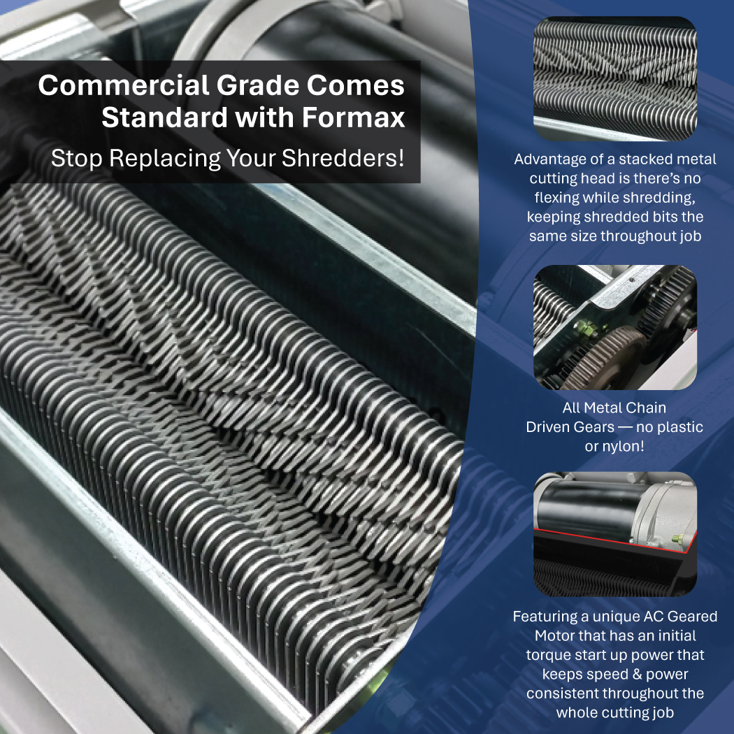 Formax FD 8402 Cross Cut Paper Shredder Level 3/P-4