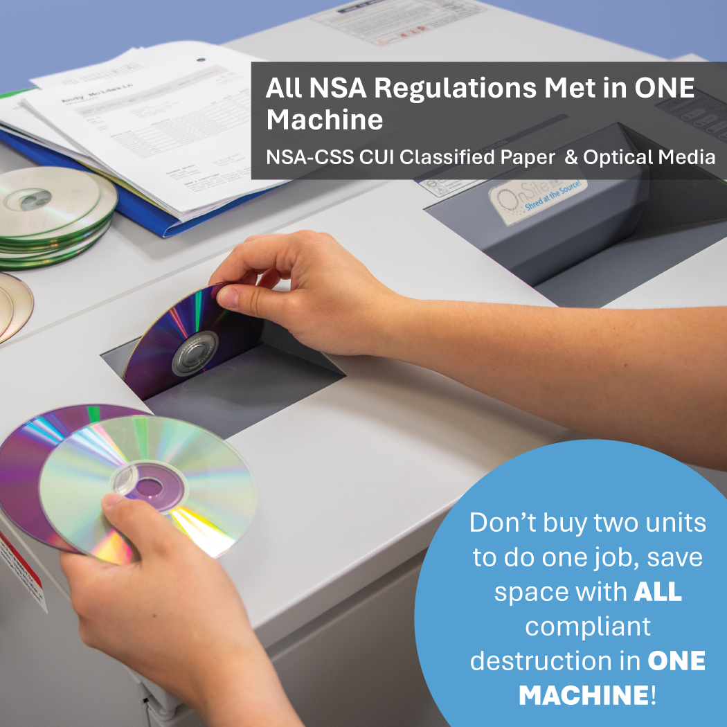 Formax FD 8732 High Security Combo Paper / CD & DVD Shredder Level 6/P-7