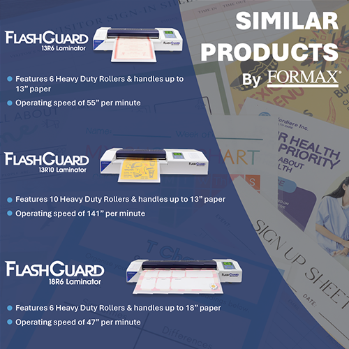 Formax FlashGuard 13R10 Laminator