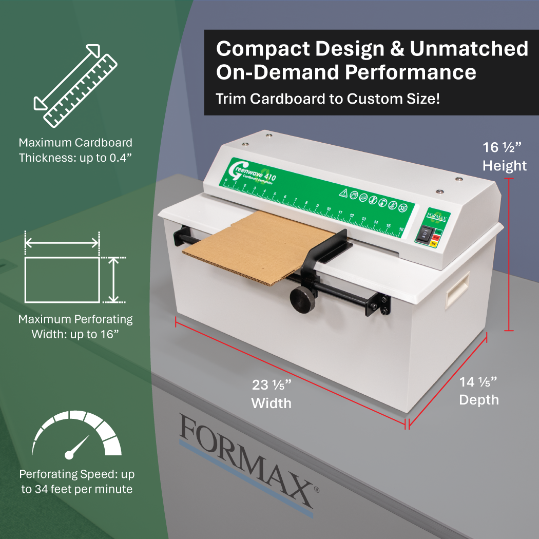 Formax Greenwave 410 Cardboard Perforator