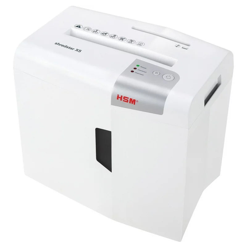 HSM Shredstar X5 DataDefender® Cross Cut Shredder Level 3/P-4