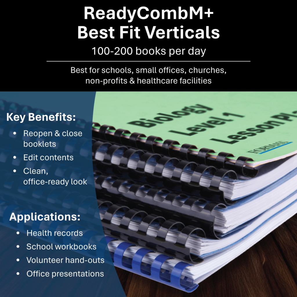 Formax ReadyCombM+ Manual Punch & Comb Binding System