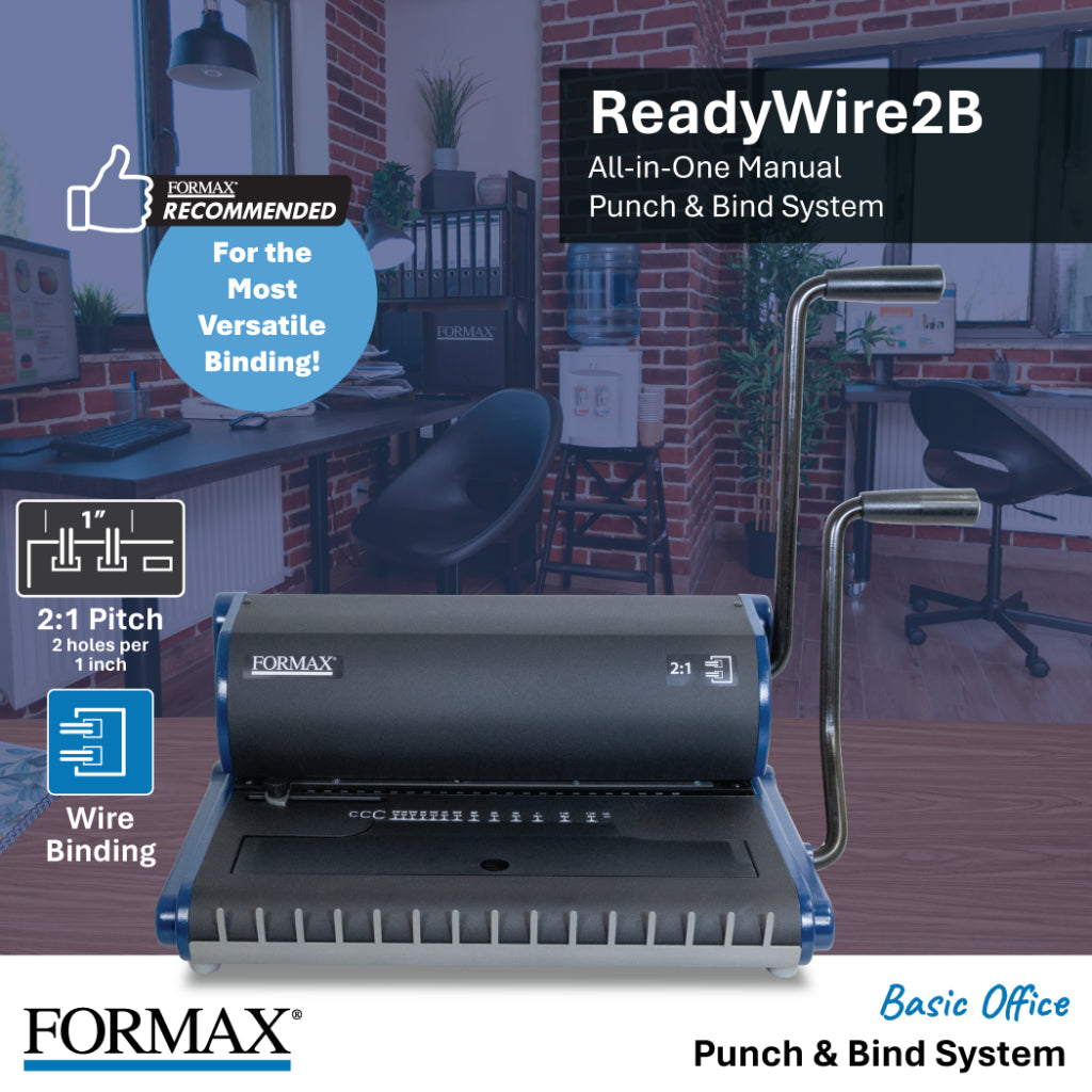 Formax ReadyWire 2B Basic Punching & Binding System