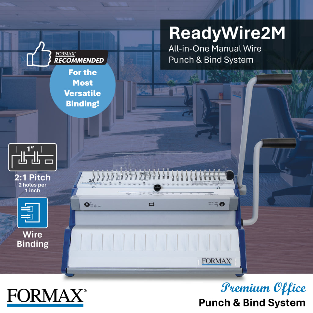 Formax ReadyWire 2M Manual Punching & Binding System