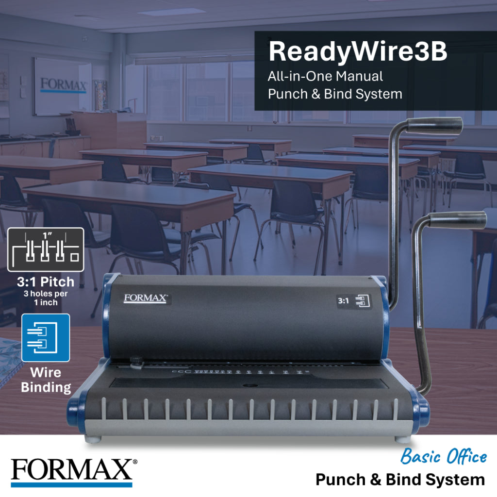 Formax ReadyWire 3B Basic Punching & Binding System