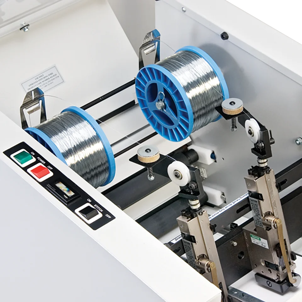 MBM SF-2 Stitchfold Bookletmaker with Base, Backjog, and Interface