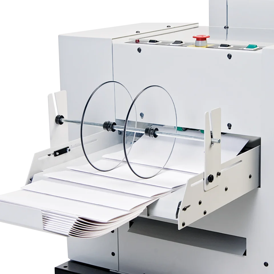 MBM SF-2 Stitchfold Bookletmaker with Base, Backjog, and Interface