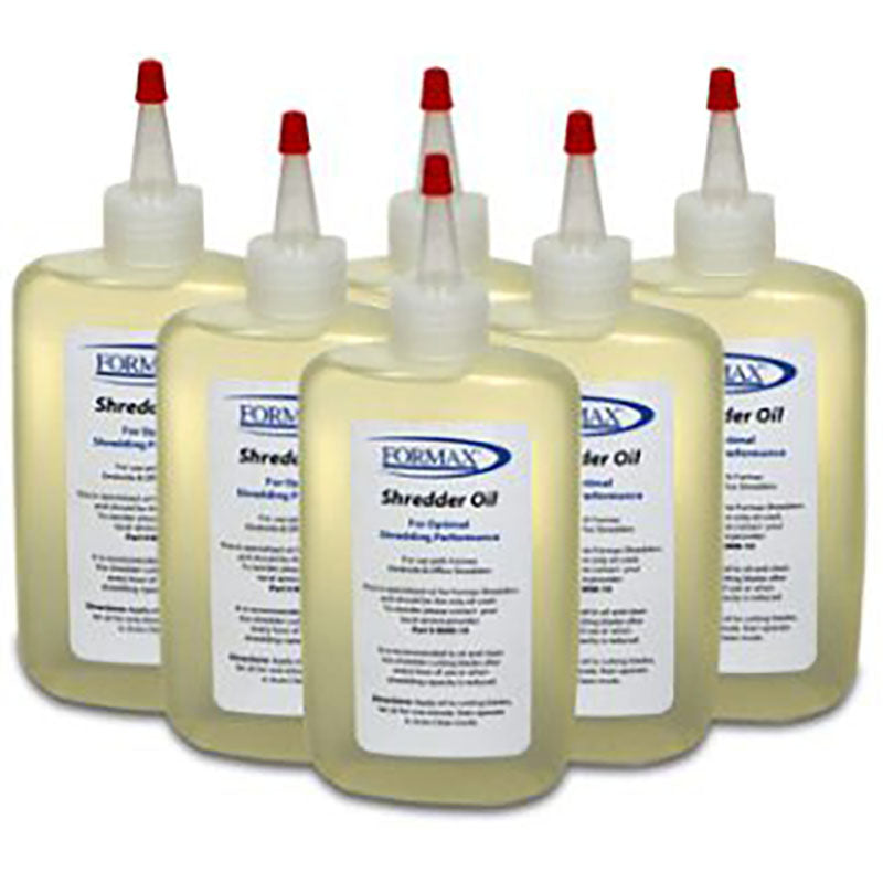 Formax 48 Ounces of Paper Shredder Oil (case of 6 x 8 oz Bottles)