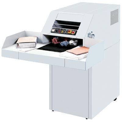 MBM Destroyit 4107 Cross Cut Paper Shredder with Pump Oiling System (Discontinued)