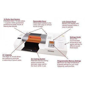 Akiles ProLam Ultra-X10 Professional Heated Roller Pouch Laminator Akiles