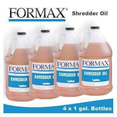 Formax Paper Shredder Oil (4 x 1 Gallon Jug) Supplies Formax