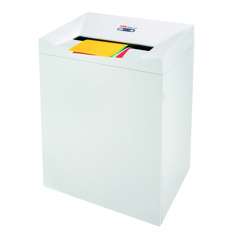 HSM Classic 411.2 High Security Shredder Level 6/P-7 with Paper