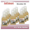 Intimus 9999943 Shredder Oil (12 x 16oz bottles) Supplies Intimus