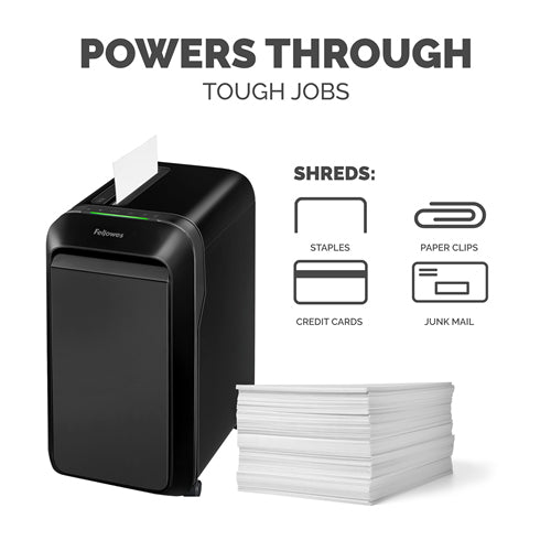 Fellowes Powershred LX220 Black Micro-Cut Shredder