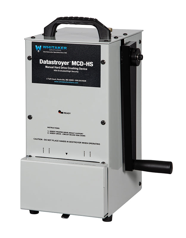 Datastroyer MCD-HS Manual Crushing Device for Hard Drive Destruction
