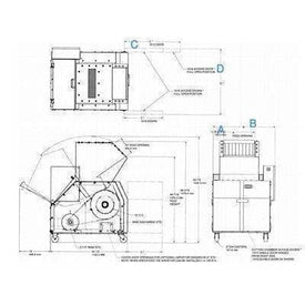 Cumberland 1012X Beside-The-Press (1000X Series) Granulator Granulators Cumberland