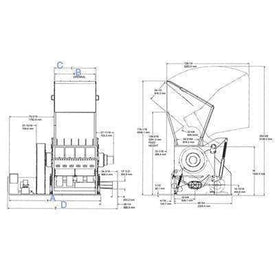 Cumberland 3284 Central Granulator (3200 Series) Granulators Cumberland