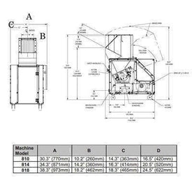 Cumberland 810X Beside-The-Press (800X Series) Granulator (Discontinued) Granulators Cumberland