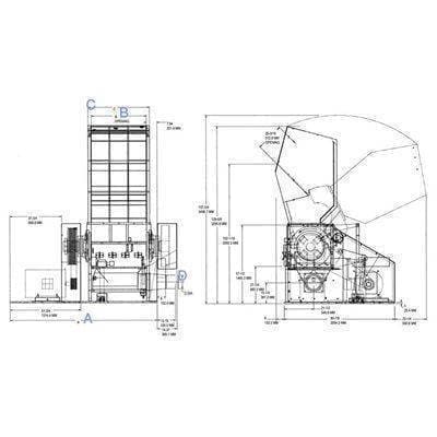 Cumberland C1400H Central Granulator (H Series) (Discontinued) Granulators Cumberland
