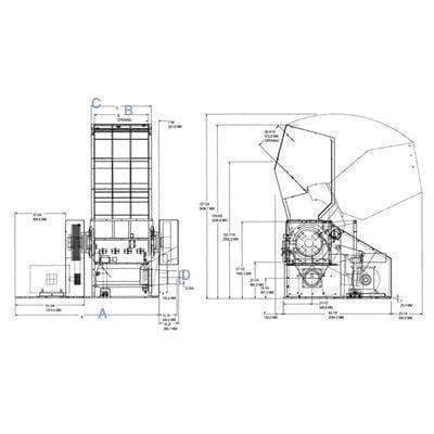 Cumberland C1400 Central Granulator Granulators Cumberland