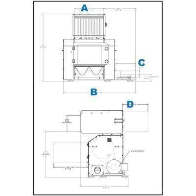 Cumberland CT-50120 Tangential Granulator (CT500 Series) Granulators Cumberland