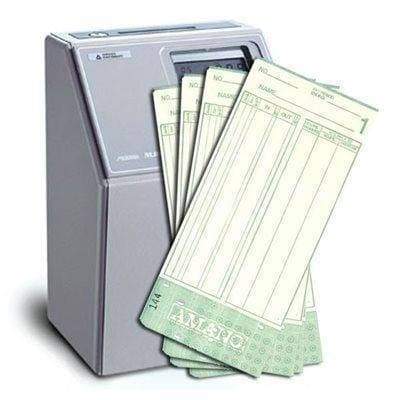 Time Cards for the Amano MJR-7000 Time Clock Supplies Amano