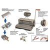 Akiles CoilMac M Manual Coil Punch with Inserting Table Binding/Punching Systems Akiles
