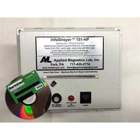 InfoStroyer 151-HP Optical Media Destroyer Bundle Shredders Applied Magnetics Laboratory