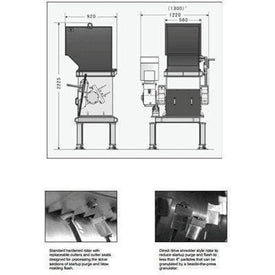 Cumberland 600+ Light Duty Single Shaft Shredder (CLS Series) Shaft Shredders Cumberland