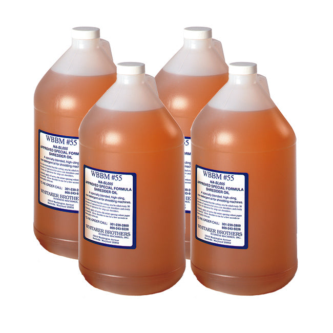 4-Gallon Case of Shredder Oil Supplies Whitaker Brothers
